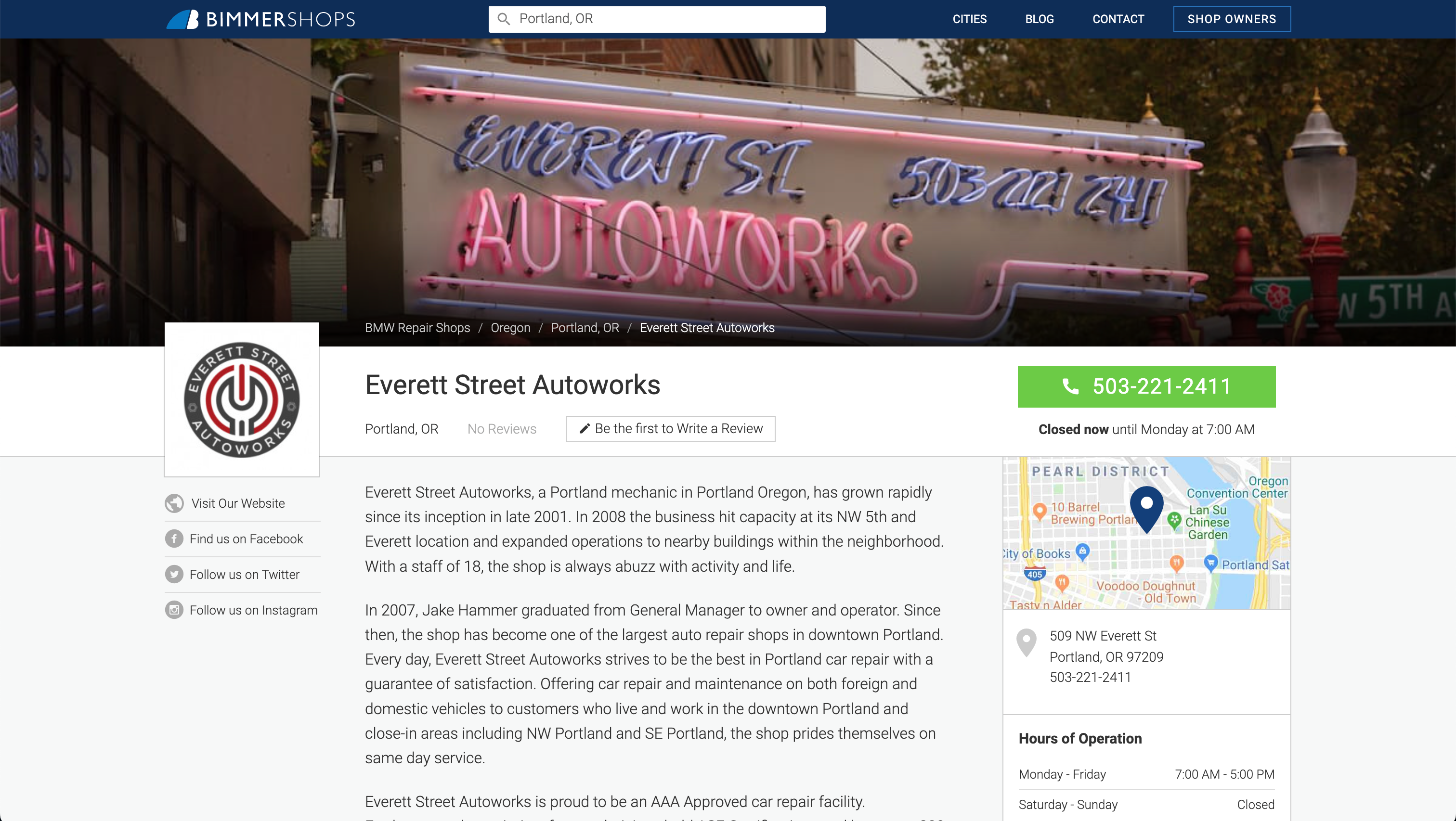 Shop listings are designed to create trust and drive engagement.